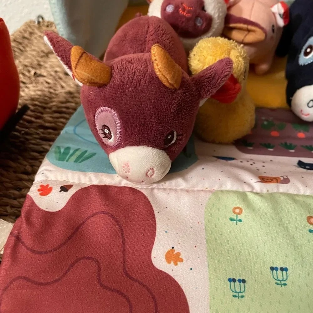 Lilliputiens My First Farm HTF Set Plush Soft Fabric